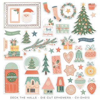 Cocoa Vanilla Deck the Halls Ephemera - Scrap Of Your Life 