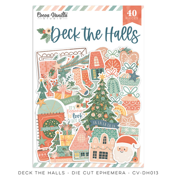 Cocoa Vanilla Deck the Halls Ephemera