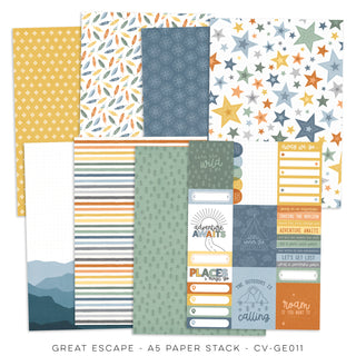 Cocoa Vanilla -  6" x  8" Paper Pad Great Escape - Scrap Of Your Life 