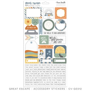 Cocoa Vanilla -  Accessory Stickers Great Escape - Scrap Of Your Life 