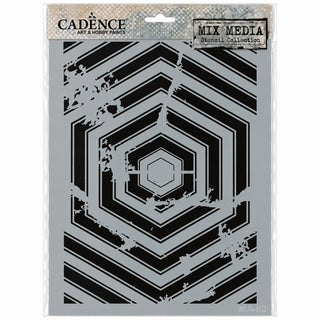 Cadence Mix Media Stencil MA 09 21cm x 29cm