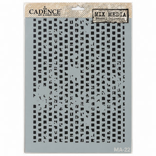 Cadence Mix Media Stencil MA 22 21cm x 29cm
