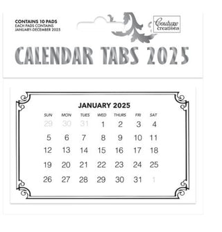 Calendar Pads 2025 - Scrap Of Your Life 