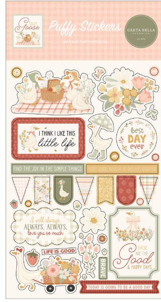 Carta Bella Silly Goose Puffy Stickers