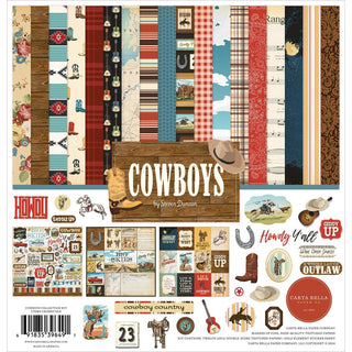 Carta Bella Cowboys 12 x 12 Paper Collection - Scrap Of Your Life 