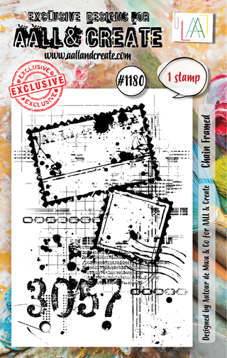 AALL & Create - Chain Framed- #1180 -A7 Stamp Set - Scrap Of Your Life 