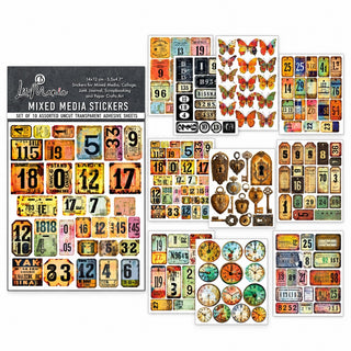 Ciao Bella Sticker Set 10/Pkg Scratched Labels