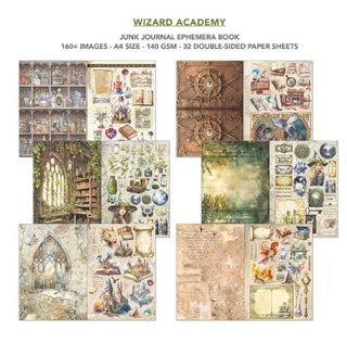 Ciao Bella Wizard Academy - Junk Journal & Ephemera Book A4 32/Pkg