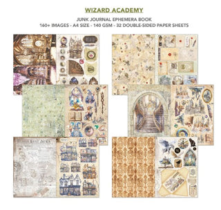 Ciao Bella Wizard Academy - Junk Journal & Ephemera Book A4 32/Pkg