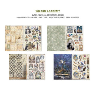 Ciao Bella Wizard Academy - Junk Journal & Ephemera Book A4 32/Pkg