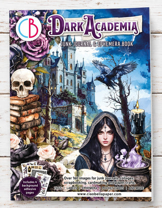 Ciao Bella Dark Academia- Junk Journal & Ephemera Book A4 32/Pkg