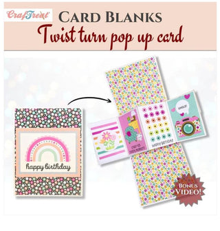 CrafTreat Card Blanks - Twist Turn Pop up Card