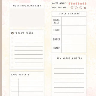 Printable - Daily Planner #1 - Scrap Of Your Life 
