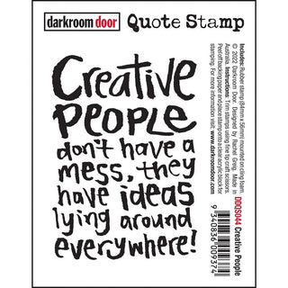 Darkroom Door - Quote Cling Stamp Creative People - Scrap Of Your Life 