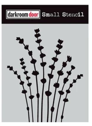 Darkroom Door - Lavender Small Stencil - Scrap Of Your Life 