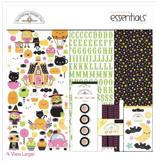 Doodlebug Essentials Page Kit 12"X12" Hey Pumpkin