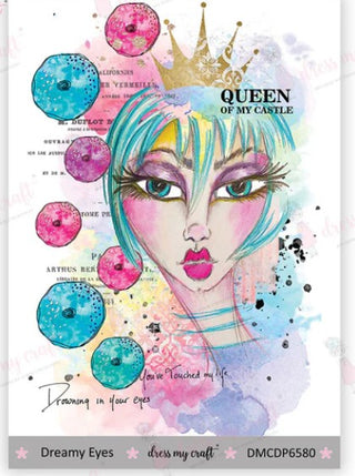Dress my Crafts Dreamy Eyes - Mini Transfer Me (4" X 6") - Scrap Of Your Life 