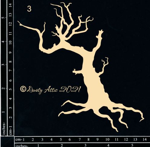 Dusty Attic Spooky Tree 3 - Scrap Of Your Life 