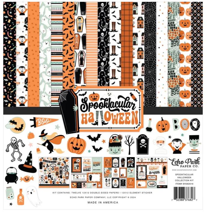 Echo Park Collection Kit 12"X12" Spooktacular Halloween