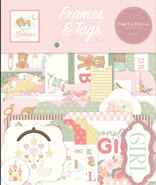 Carta Bella Little Lullabies Girl Ephemera Tags & Ephemera - Scrap Of Your Life 
