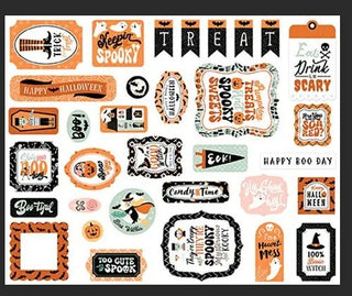 Echo Park Spooktacular Halloween Ephemera - Scrap Of Your Life 
