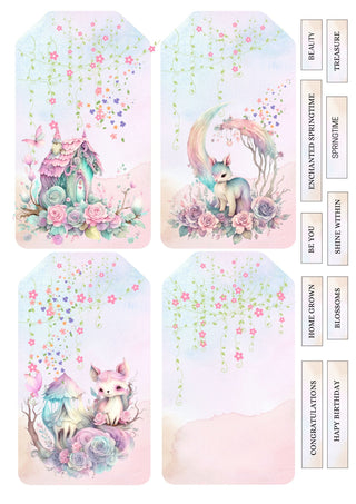 Printable - Magical Enchantment Tags - Scrap Of Your Life 