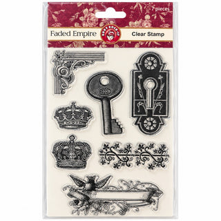 Ruby Rock-It - Clear Stamp Faded Empire