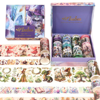 Ieebee Washi Tape Set 23/Rolls Fairyland Fantasy