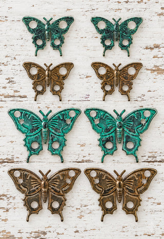 Prima - Finnabair Mechanicals Metal Embellishments-Scrapyard Butterflies