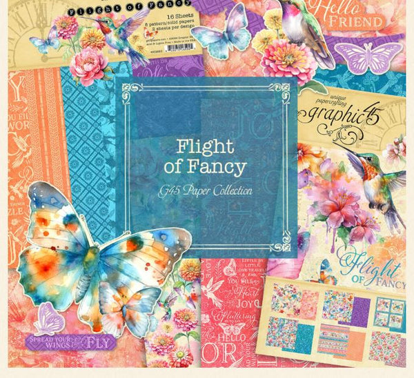 Graphic 45 - Flight Of Fancy 12 x 12 Paper Pad