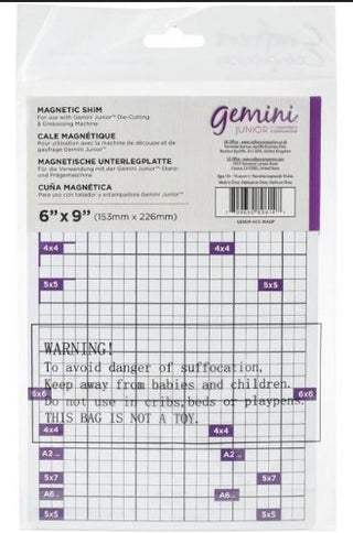 Crafter's Companion Gemini Magnetic Shim 6x9" - Scrap Of Your Life 