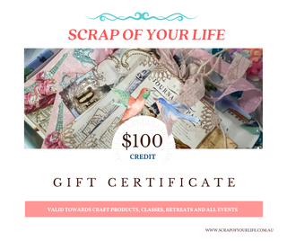 E-Gift Card / Crafty Voucher - Scrap Of Your Life 