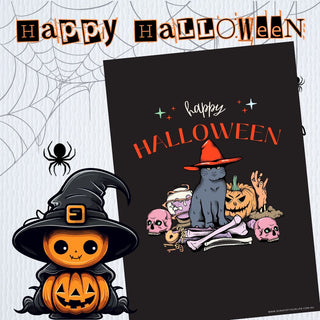 Printable Halloween A4 Print - Scrap Of Your Life 