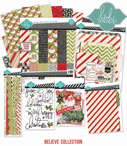 Heidi Swapp - Believe Collection - Memory Files Kit - Scrap Of Your Life 