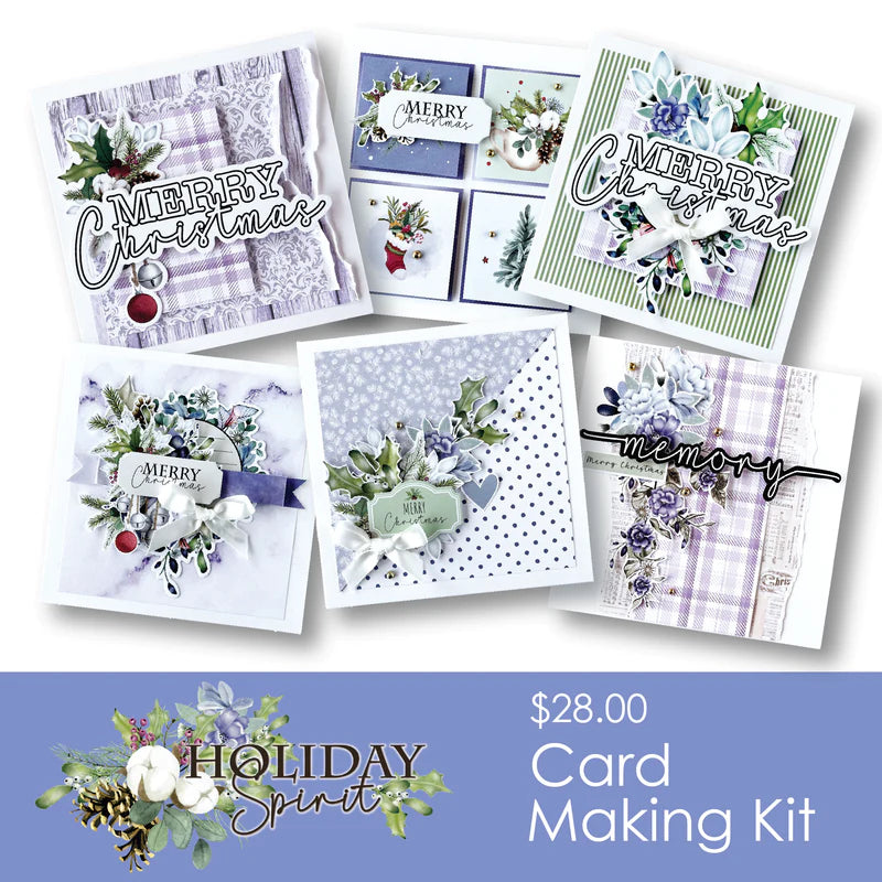 Uniquely Creative -  Holiday Spirit Card Making Kit - Scrap Of Your Life 