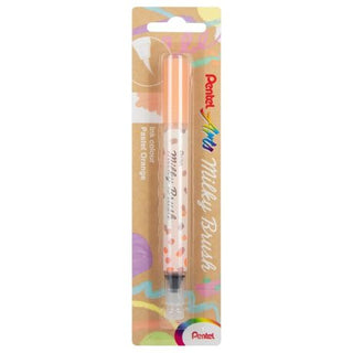 Pentel Arts Milky Brush Pen Pale Orange - Scrap Of Your Life 
