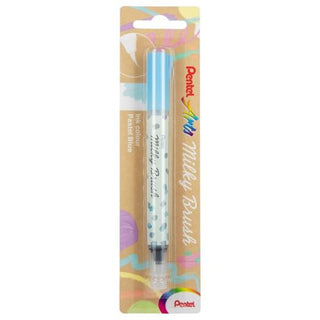 Pentel Arts Milky Brush Pen Pastel Blue - Scrap Of Your Life 