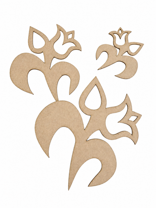 A2Z Scraplets Chipboard Paisley No. 02