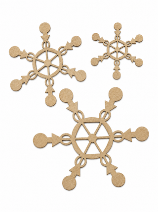 Magistical Memories Chipboard Snowflake
