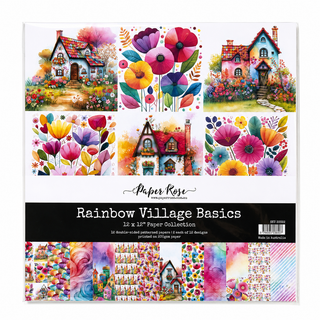 Paper Rose Rainbow Village Basics 12x12" Collection Kit
