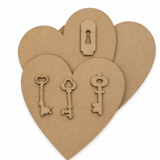 Magistical Memories Chipboard Key to my Heart Book
