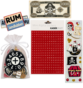 Scrapbooking Layout Kit - Pirates