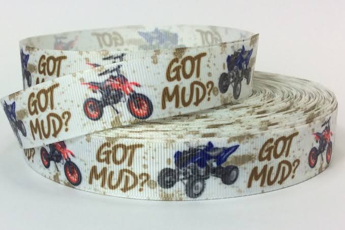 Got Mud? 7/8" Grosgrain Ribbon - Scrap Of Your Life 