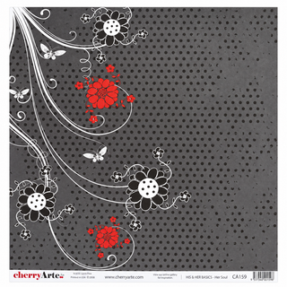 Cherry Arte His & Her Basics Her Soul 12x12 Double Sided Paper