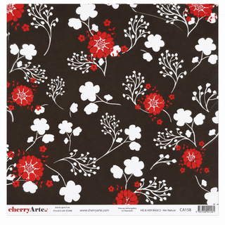 Cherry Arte His & Her Basics Her Nature 12x12 Double Sided Paper