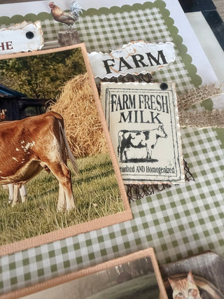 Scrapbooking Layout Kit - Down on the Farm - Scrap Of Your Life 
