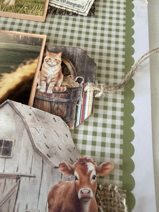 Scrapbooking Layout Kit - Down on the Farm - Scrap Of Your Life 