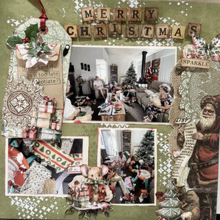 Scrapbooking Layout Kit - Merry Christmas - Scrap Of Your Life 