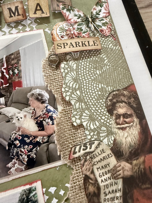 Scrapbooking Layout Kit - Merry Christmas - Scrap Of Your Life 