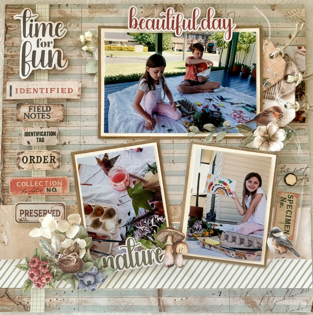 Scrapbooking Layout Kit - Beautiful Day - Scrap Of Your Life 